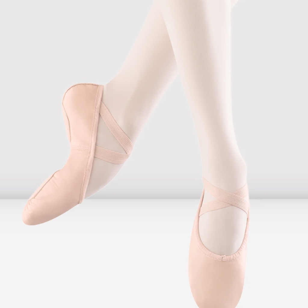 Sale Bloch Prolite Ii Leather Split Ballet Shoe - Pink - Brand New